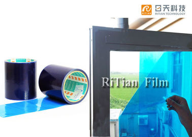 Ninguna película de la protección del vidrio de la ventana del residuo/película protectora del polietileno azul del color