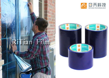 La película y la cinta ULTRAVIOLETA antis de la protección del vidrio de la ventana rasguñan el material resistente del PE