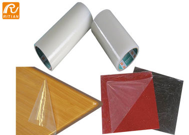 Película protectora superficial de mármol de la teja PE, película adhesiva de mármol blanca de 30 - 50 micrones