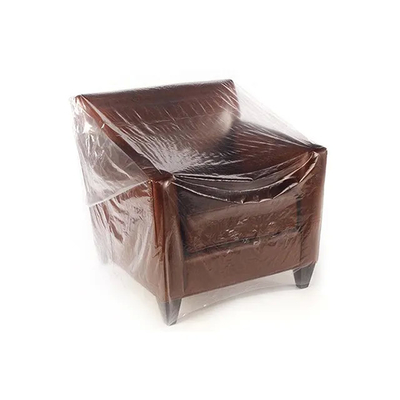 El plástico del PE cubre la película transparente clara de la protección de los muebles para los sofás