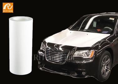 Película protectora 0.07m m automotriz plástica de embalaje blanca para el transporte del coche