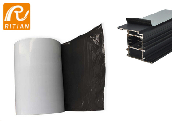 La alta película protectora adhesiva blanco y negro para los perfiles de aluminio quita sin Redisual