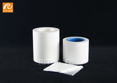 Rasguño adhesivo medio plástico blanco material del carrete de película del PE resistente