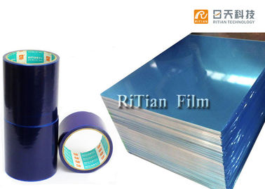 Color azul del carrete de película de la protección de la superficie material del PE para la placa de acero inoxidable