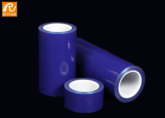 Película protectora azul transparente, grueso de la película protectora 50 de la hoja de metal PE um