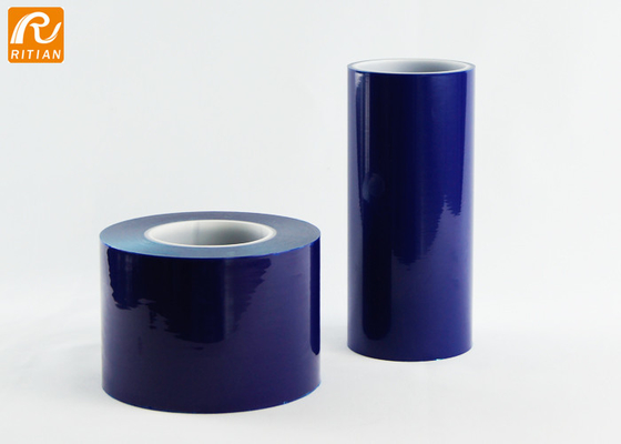 Un buen precio. Azul de la película protectora del vidrio de la ventana de Polyethene pegamento de Sunblock de 50 micrones en línea