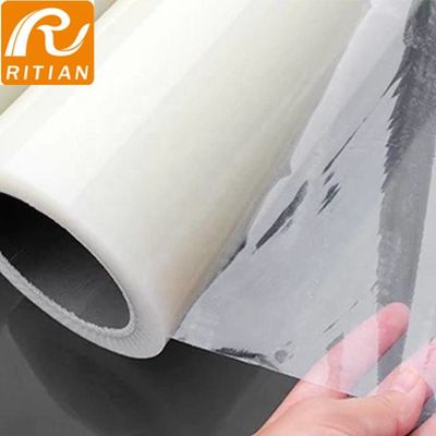 Un buen precio. Película protectora de PE resistente a los rayos UV de alta resistencia a la tracción con eliminación libre de residuos para protección de superficies industriales en línea