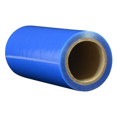 Un buen precio. Película protectora de PE, ancho 1240 mm, espesor 50 micras, longitud 200 m, para protección de vidrio de ventanas en línea