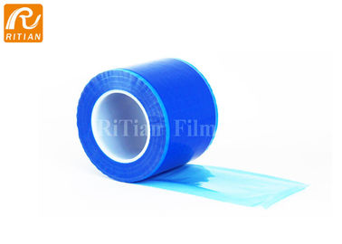 Un buen precio. Tatúe los colores azules de la barrera de las hojas dentales de la película con el borde pegajoso/no pegajoso en línea