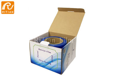 Un buen precio. Hojas azules dentales disponibles de la película 1200 de la barrera por el rollo que ninguna licencia del residuo después de no quite en línea