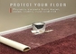 La película protectora de la alfombra del polietileno imprimió el rasguño anti a prueba de humedad para el piso