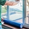 Película superficial anti transparente clara azul de la protección del PE Scrtach para Windows y la pared de cortina de cristal