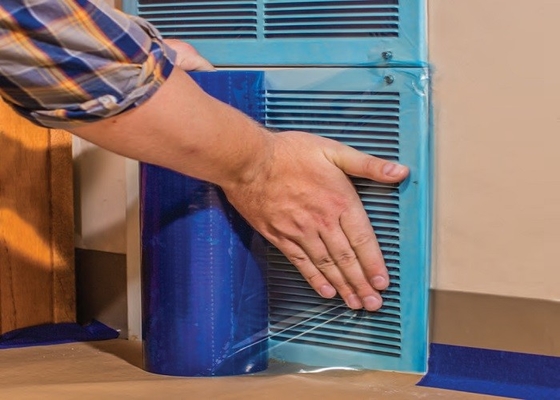 Un buen precio. Polietileno azul claro del rasguño de la ventana de la película auta-adhesivo anti de la protección en línea