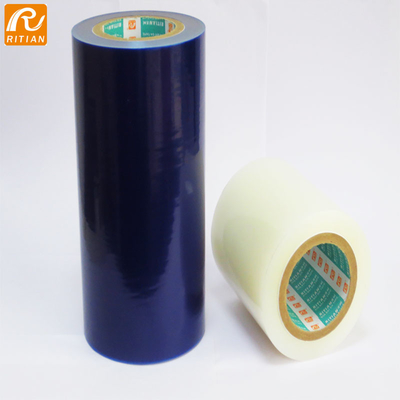 Un buen precio. Adherencia media de la película protectora azul del PE/del PVC que envuelve la cinta para el buey inoxidable de empaquetado del metal en línea