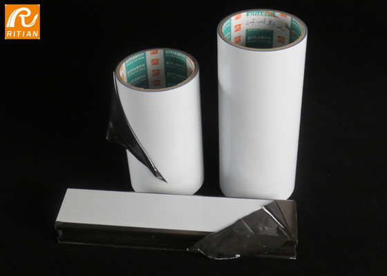 Un buen precio. Rollo de película metálica autoadhesivo de la protección superficial de la hoja de aluminio para el panel de la construcción en línea