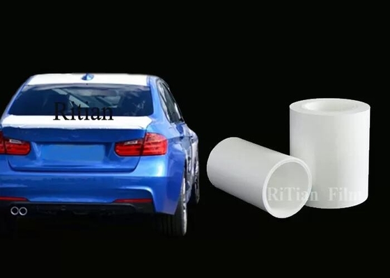 Un buen precio. 10 Mic White Plastic Protective Overspray que cubre para la película que enmascara transparente de la pintura automotriz en línea