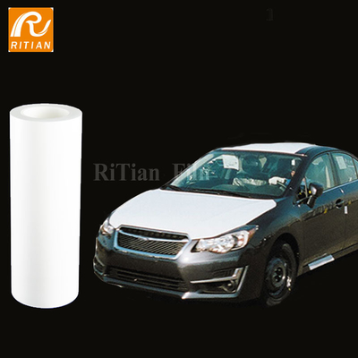 Un buen precio. Película protectora del PE del auto plástico automotriz flexible de la película protectora 0.07m m para el transporte del coche en línea