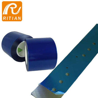 Un buen precio. Cinta de embalaje superficial de acero inoxidable auta-adhesivo del Mic RoHS Cetificated de la película 50 de metal de la película protectora del PE en línea