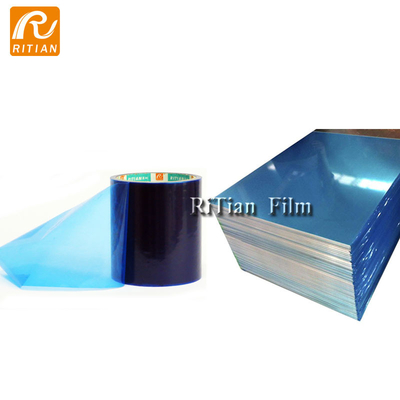 Un buen precio. Protección anti auta-adhesivo de acero inoxidable vendedora caliente de la superficie de metal del rasguño de la película del PE Protetcive que envuelve la película en línea