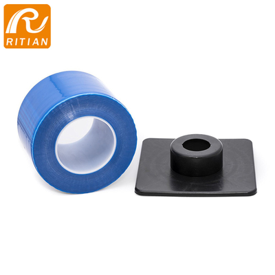Un buen precio. Carrete de película dental dinámico de la barrera con la película azul adhesiva de la barrera de la caja del dispensador para dental, médico y el tatuaje en línea