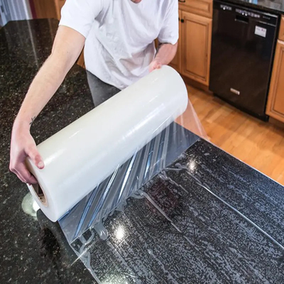 Un buen precio. Película plástica transparente auta-adhesivo dura de la protección de la película protectora que suela en línea