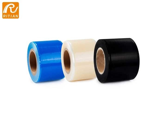 Un buen precio. Rollo de película de barrera negra con caja del dispensador, cinta de barrera del tatuaje Película adhesiva protectora perforada de 4 