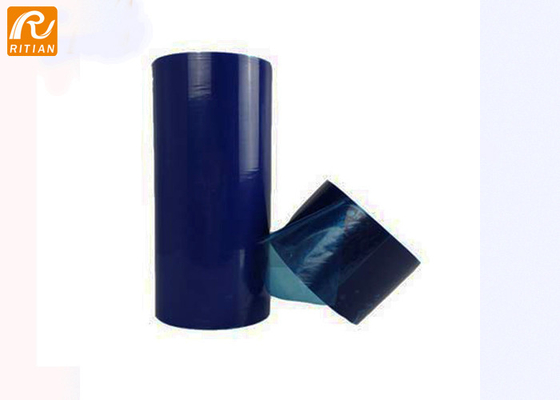 Un buen precio. Película de protección de ventanas para la construcción, cinta de protección de vidrio temporal autoadhesiva azul 61cm*100m en línea