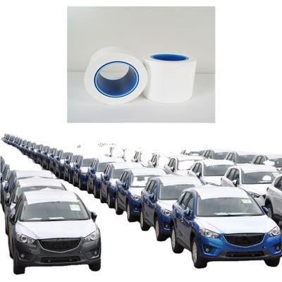 Un buen precio. Película protectora automotriz de PE opaca brillante blanca, 1200 mm de ancho, 100 m de largo, para protección de pintura de automóviles en línea