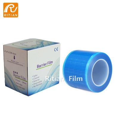 Un buen precio. Película protectora de PE azul transparente con fuerte adhesión y eliminación sin residuos para equipos médicos en línea