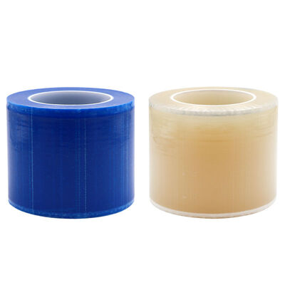 Un buen precio. Película protectora transparente azul PE con eliminación libre de residuos Resistente a los rayos UV durante 6 meses y alta resistencia a la adhesión 0,05-0,25 N/cm en línea