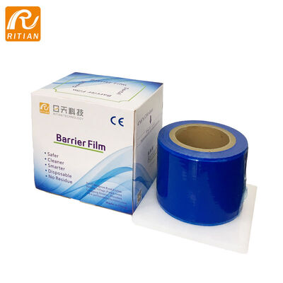 Un buen precio. Película Protectora de PE Azul Transparente con Alta Fuerza de Adhesión y Eliminación Sin Residuos para Aplicaciones de Barrera Dental y Médica en línea
