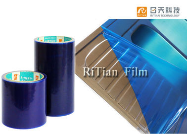 Un buen precio. Punto bajo adhesivo de acrílico azul de la película protectora del acero inoxidable a alto pegajoso en línea