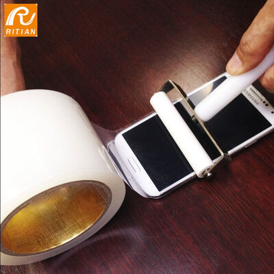 Un buen precio. Película protectora flexible de PE con resistencia a los rayos UV 6 meses, eliminación libre de residuos y adhesivo a base de caucho para protección de superficies industriales en línea