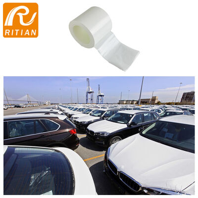 Un buen precio. Película protectora de PE resistente a los rayos UV para protección de pintura automotriz con eliminación sin residuos y resistencia al calor de 60 ℃ en línea