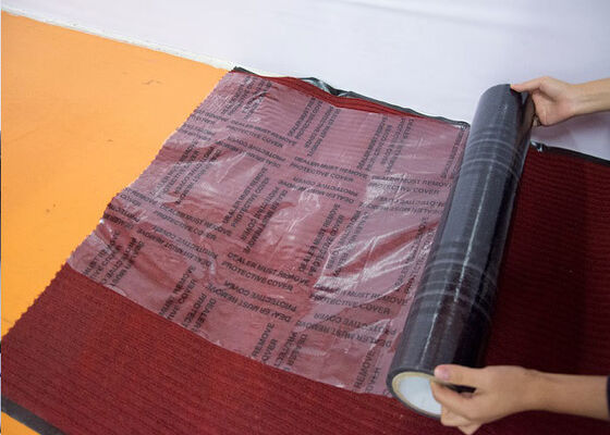 Un buen precio. Película de protección de alfombras resistente a los arañazos que mantiene la integridad y la apariencia de las alfombras en entornos comerciales con mucho tráfico en línea